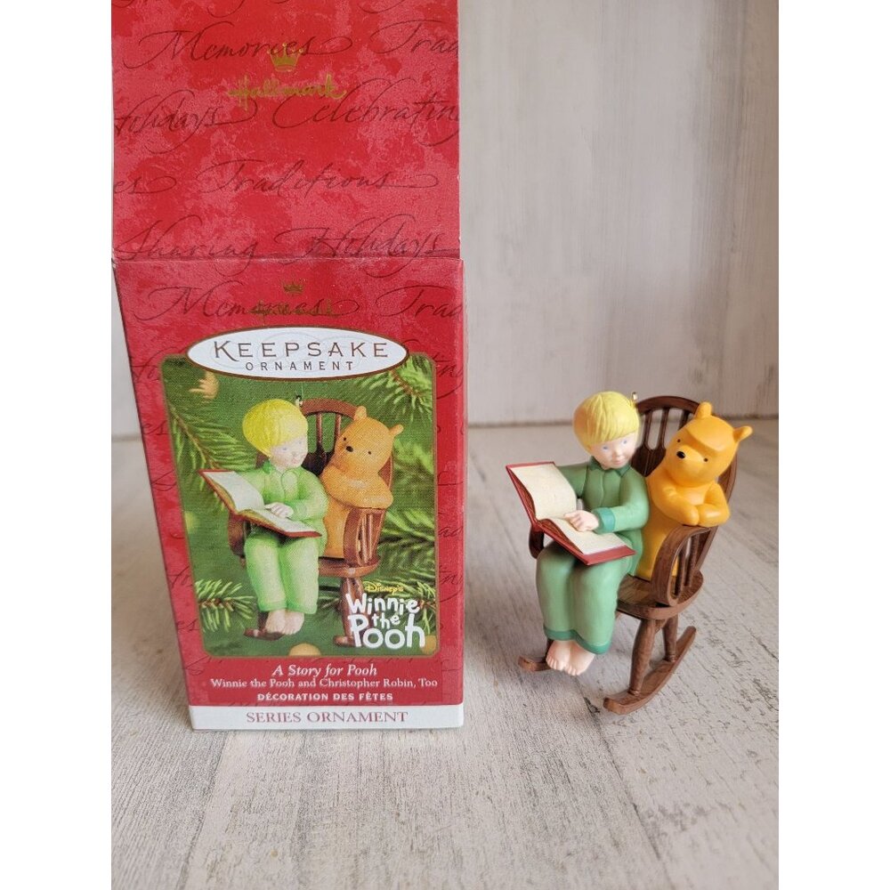 Hallmark a story for‎ pooh Christopher Robin too ornament Xmas